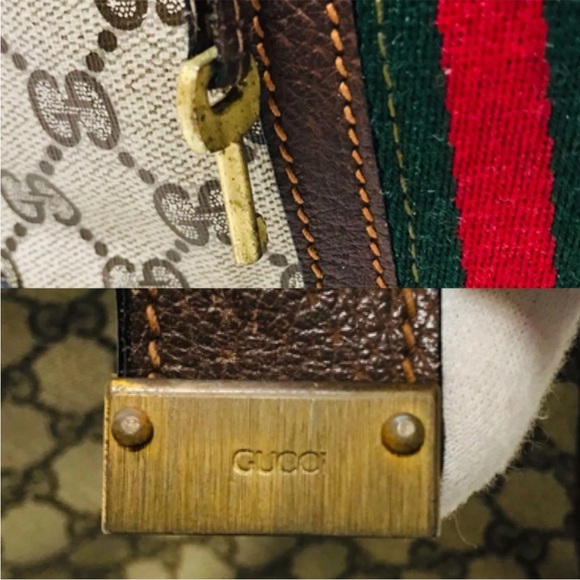 Gucci Beige and Brown Signature Tote - Picture 9 of 11